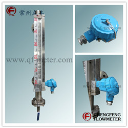 UHC-517C Magnetical level gauge turnable flange connection   [CHENGFENG FLOWMETER]  Stainless steel tube  4-20mA out put